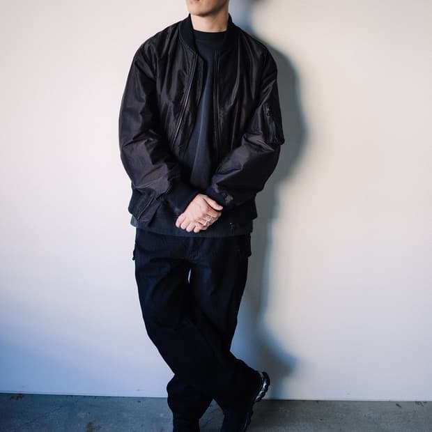 [1] comoli cotton silk ma-1