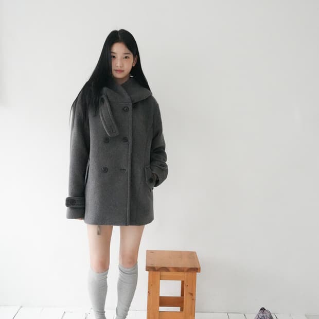 인앤양인하모니 Miya coat, Charcoal