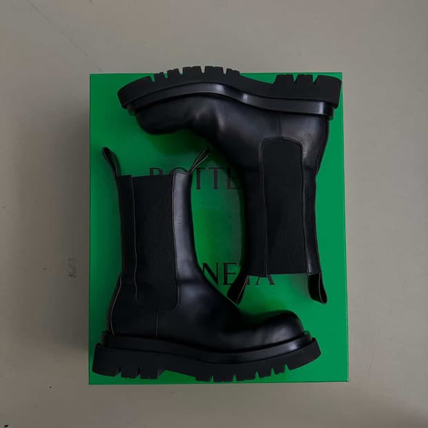 보테가 베네타 러그 첼시 부츠