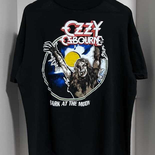 빈티지 80s Ozzy Osbourne 오지 오스본 밴드 티셔츠