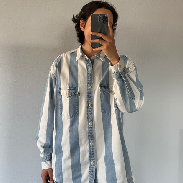 [M-L]리바이스 Levi's 오버사이즈 바스토우 웨스턴 데님 셔츠