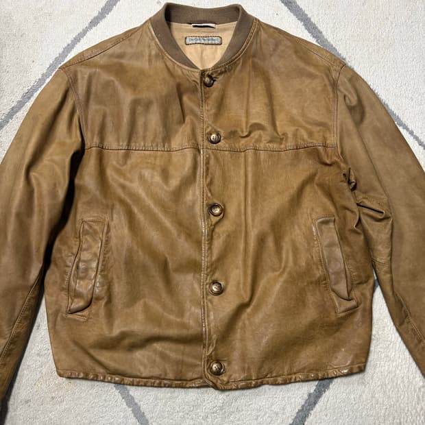 [50] 엠포리오 아르마니 레더자켓