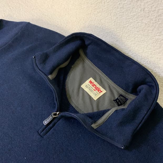 WRANGLER 니트 반집업