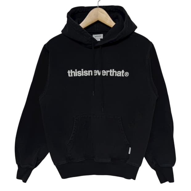 디스이즈네버댓 자수로고 후드티