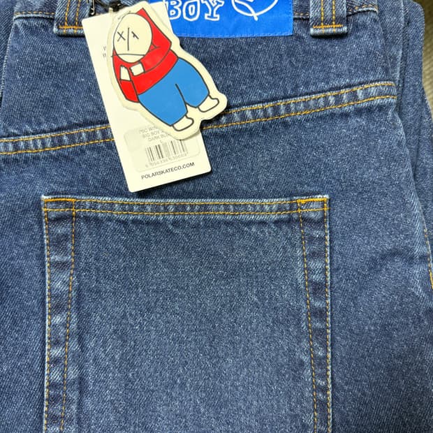 폴라 스케이트 구형 빅보이 다크 블루 라지