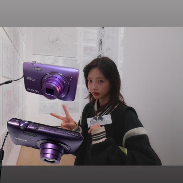 희귀 색상 사쿠라 디카 소프트포커스 니콘 쿨픽스 S3500 작례o