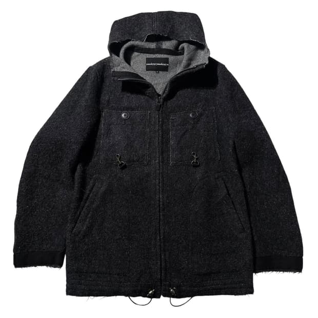 야마다 유지 90‘s 울 후드 자켓