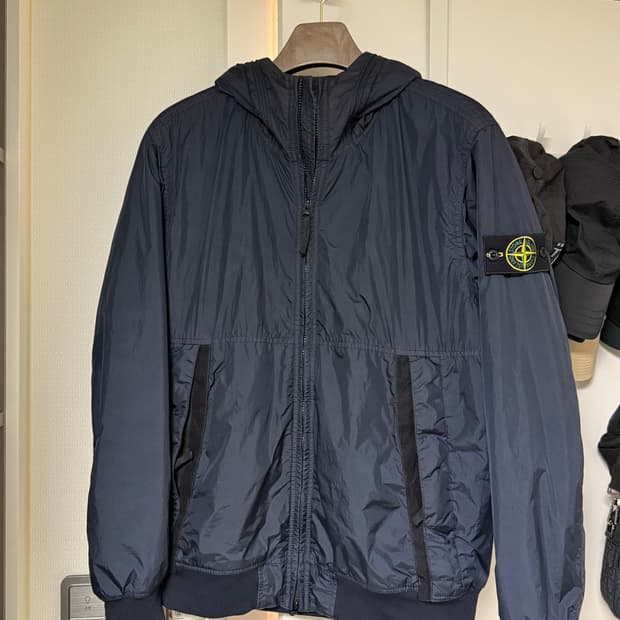 스톤아일랜드 나일론 후드 블루종(791540823 V0020) 후드집업