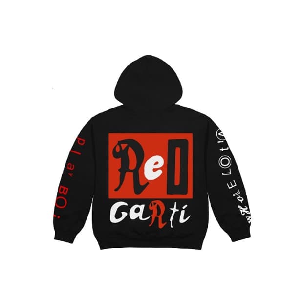 CPFM x 플레이보이카티 홀라러레드 뱀프 후드