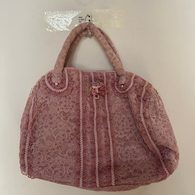 연보라 레이스백 