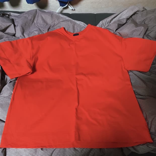[S] 준지 반팔 티셔츠 오렌지