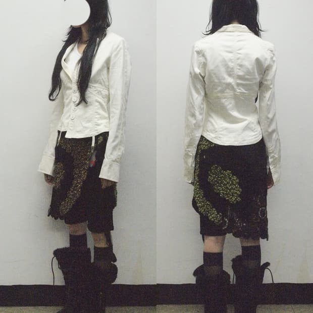 rare* 리스토 빔빌로스키 글리터 니트 케이프