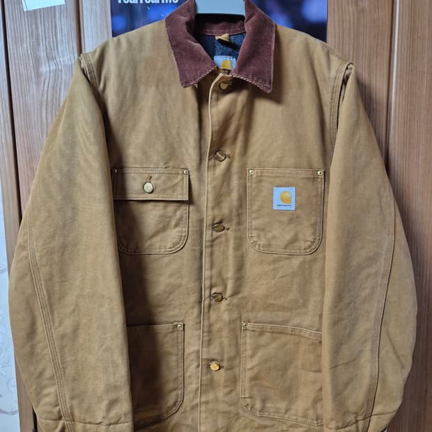 칼하트 초어코트 US라인 S사이즈 C001 브라운 