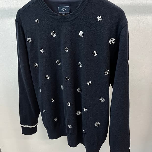 105) 캘러웨이 자수 방풍니트 