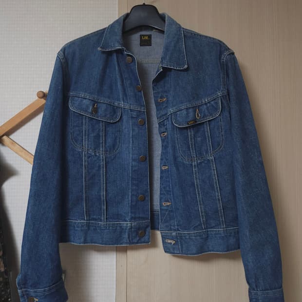 70s LEE 101j 데님 자켓 usa