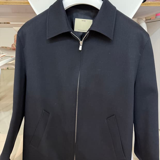 포터리 네이비 울 드리즐러 자켓 3