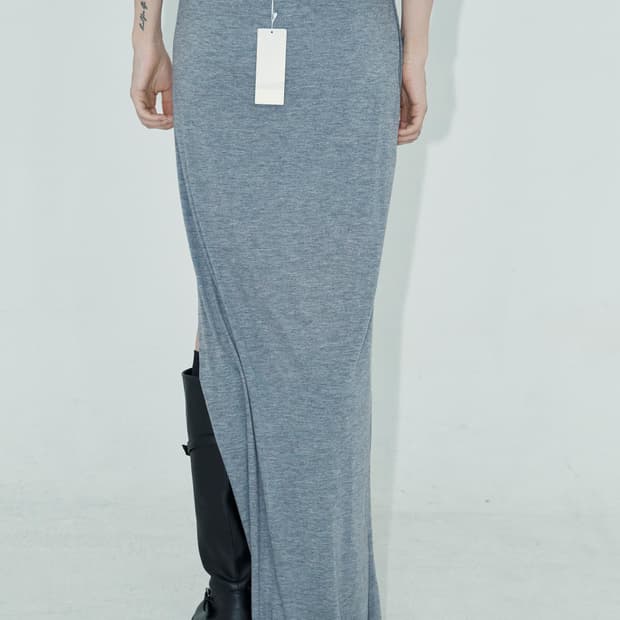 Helmut lang slit skirt