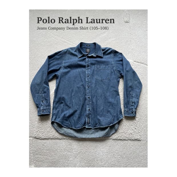 폴로 진스 컴퍼니 데님 셔츠 (105)