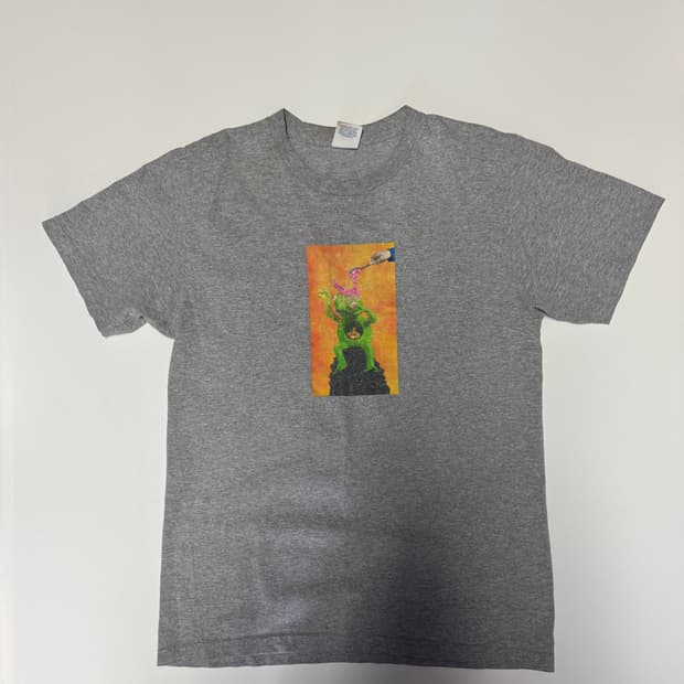 희귀!! 슈프림 17ss 마이크 힐 브레인스 반팔 티셔츠 M