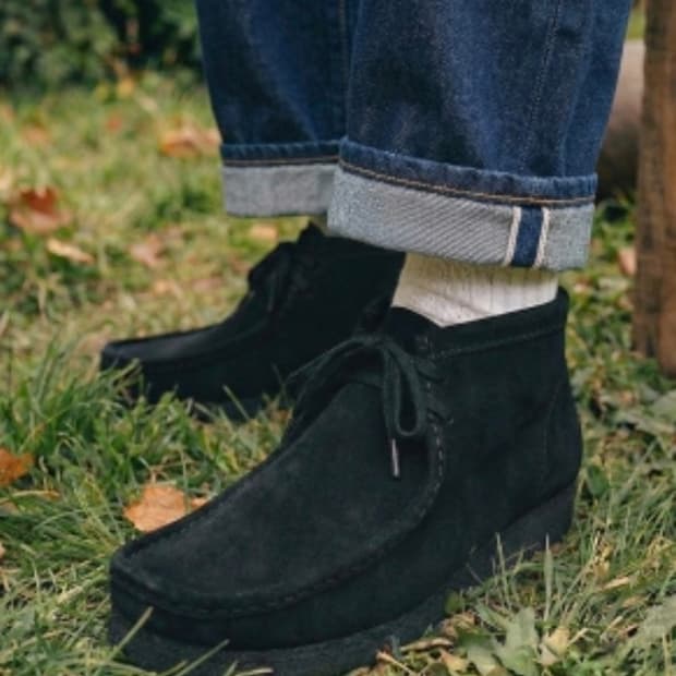 클락스 왈라비 부츠 블랙 (비브람솔 보강)