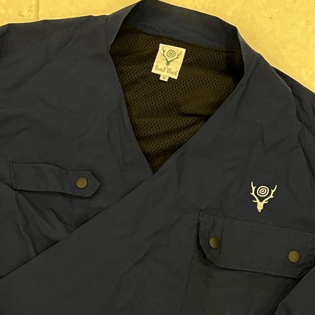 South2west8 랩 피싱 자켓 네이비 S