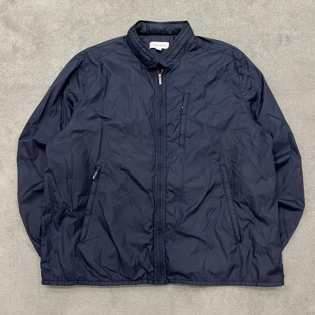 XL 캘빈클라인 네이비 바람막이 자켓
