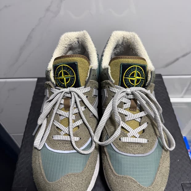 뉴발란스x스톤아일랜드 574 레거시 그린