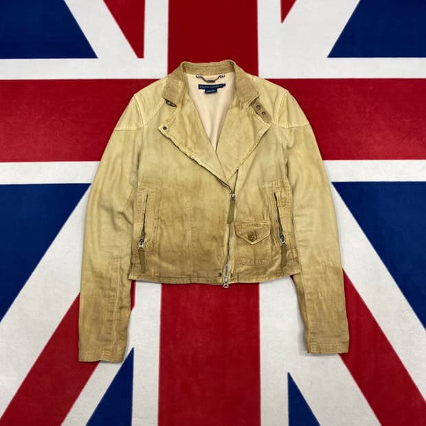 랄프로렌 코튼 라이더자켓 2 실측 55