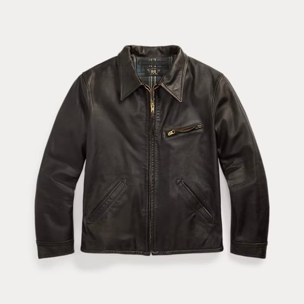 RRL 뉴스보이 레더 재킷