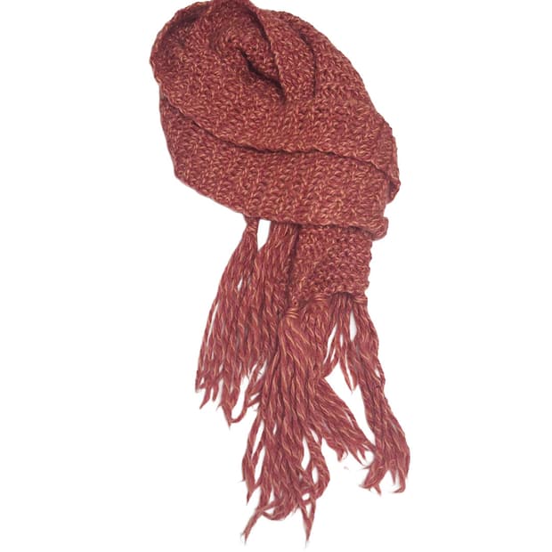 핸드메이드 두툼 니트 보카시 머플러