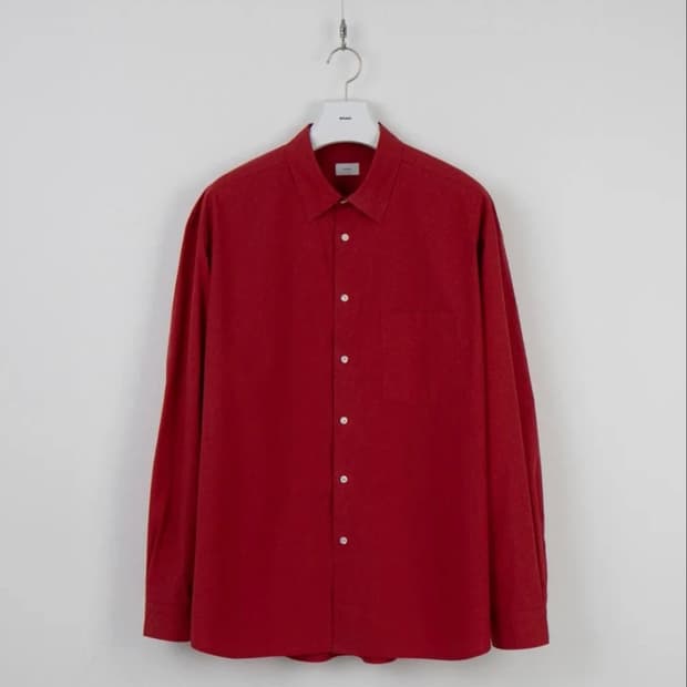 와기 whagi Vintage Architect Shirt red