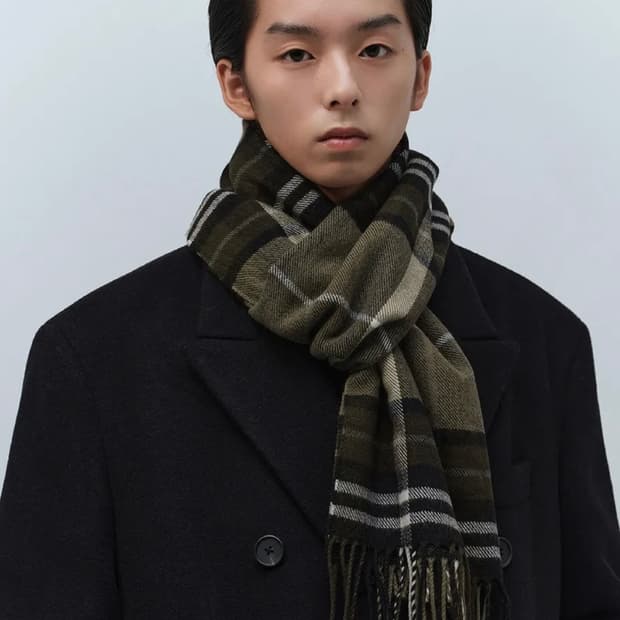 [새상품] 무탠다드 체크 머플러