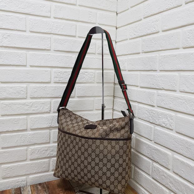 [정품] Gucci 구찌 gg 자가드 남성숄더백