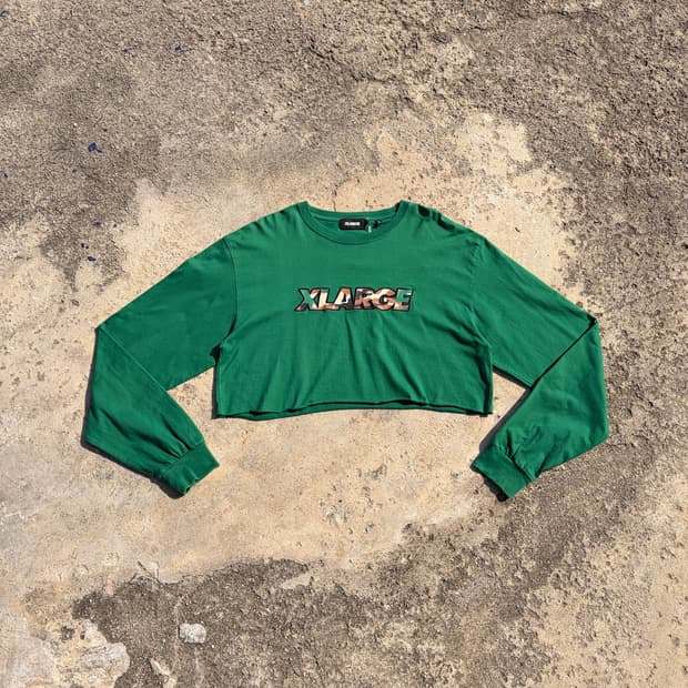 X-LARGE 엑스라지 빈티지 크롭 슬리브 L