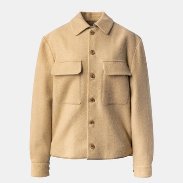 르메르 Lemaire/알파카 오버 셔츠 자켓/44(최우식 착용)
