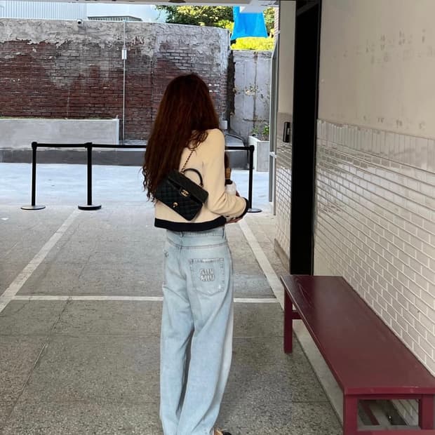 미우미우 데님 팬츠