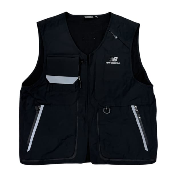 뉴발란스 카메라맨 포켓 고프코어 베스트 조끼 블랙 M