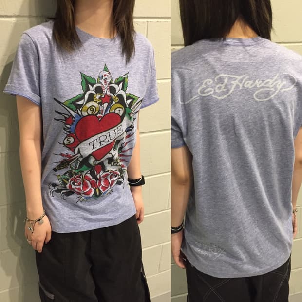 Ed Hardy 에드하디 해골&하트 반팔