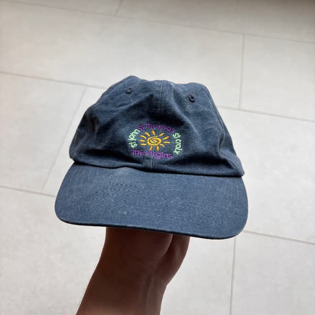 Vintage Caribbean Sun Cap — Faded Navy