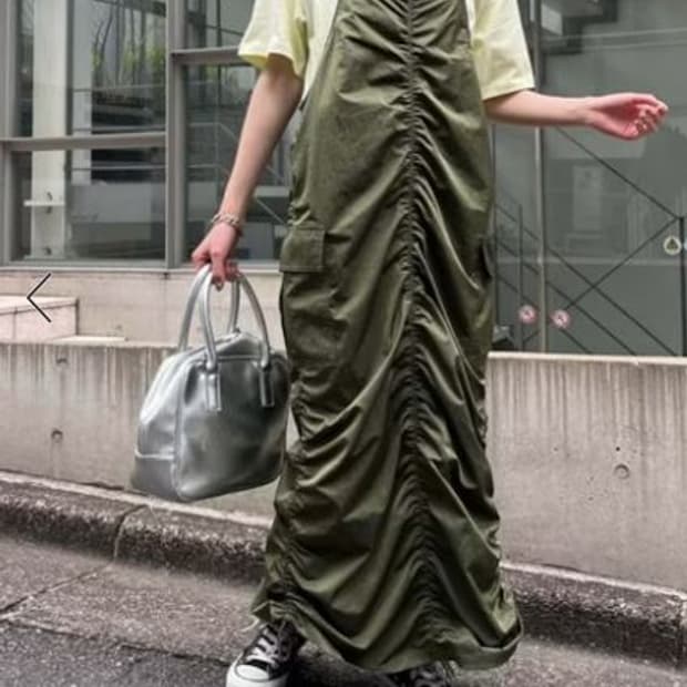 CIAOPANIC TYPY Shirring Military