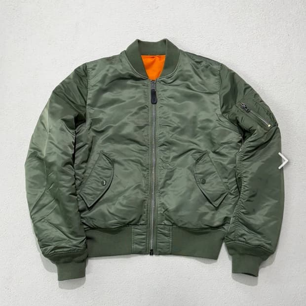 알파인더스트리 ma-1 올리브그린 라지