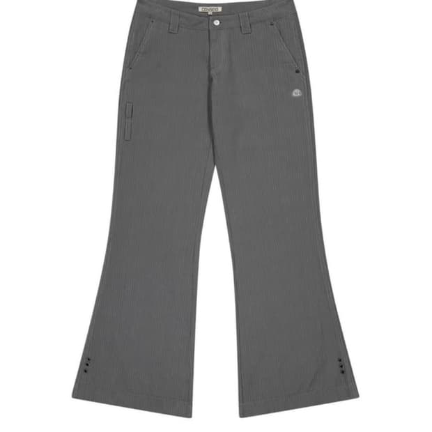 코이세이오 STRIPE LOW RISE PANTS-GREY