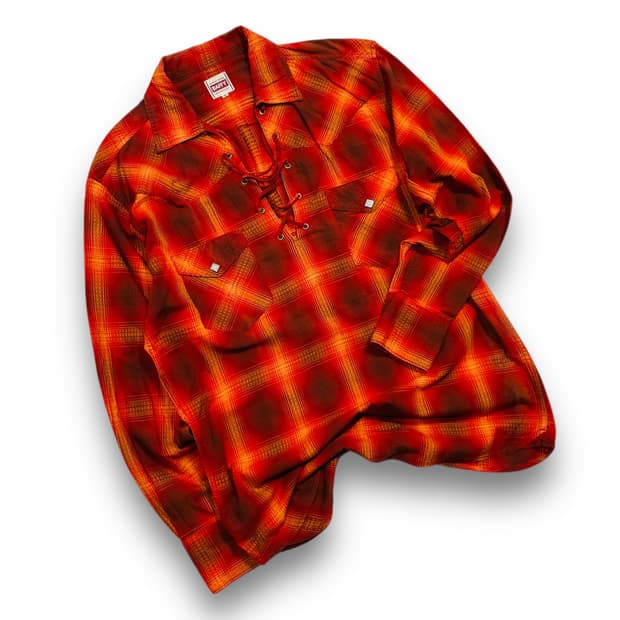 BAFFY active scene red western shirt