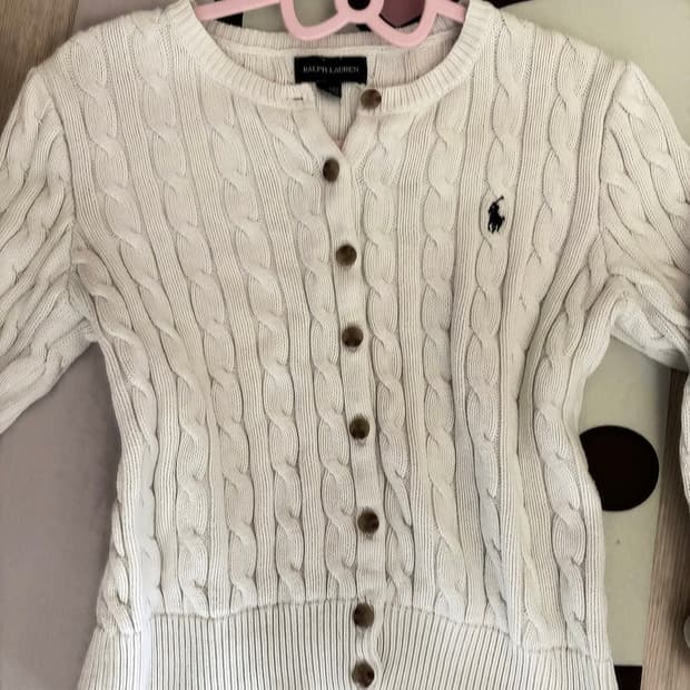 폴로 걸즈 가디건