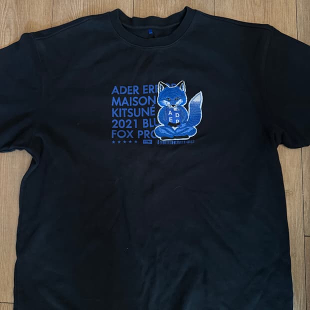 아더에러 메종키츠네 콜라보 반팔티셔츠