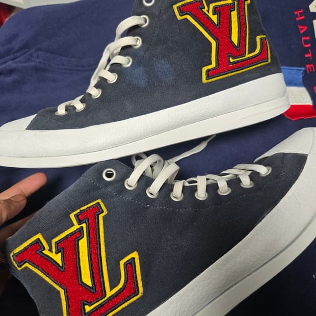 루이비통 정품 스니커즈 사용감 있어요  275