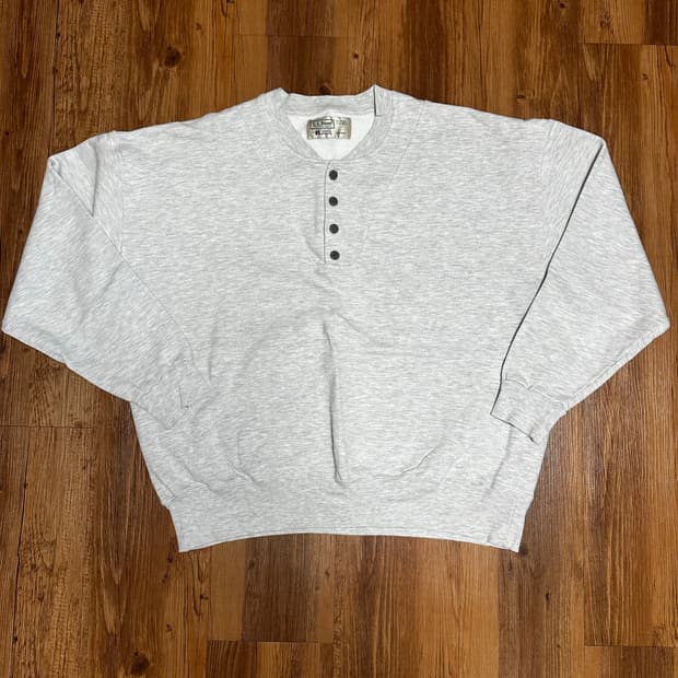 [XXL] 80‘s~90’s 엘엘빈x러셀 스웻셔츠 실버그레이