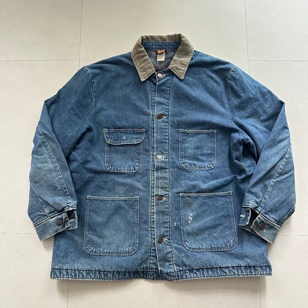 70s 빅벤 Big Ben 랭글러 데님 초어 자켓 42 USA MADE