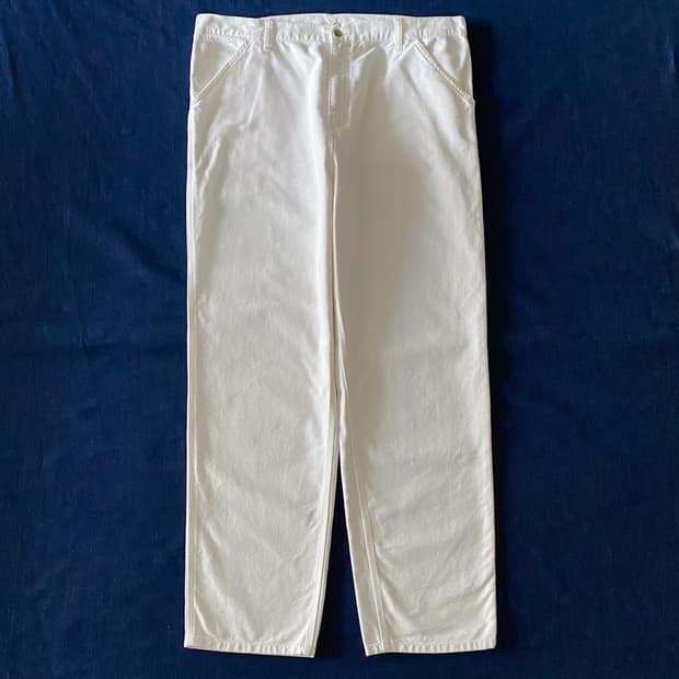 칼하트 화이트 심플 팬츠