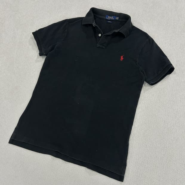 폴로 랄프로렌 블랙 반팔 폴로티 m